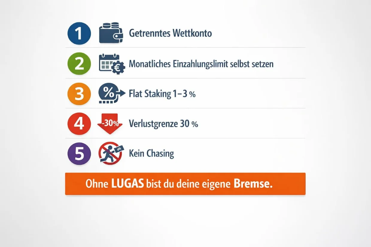 Bankroll-Management Regeln für Sportwetten ohne Limit