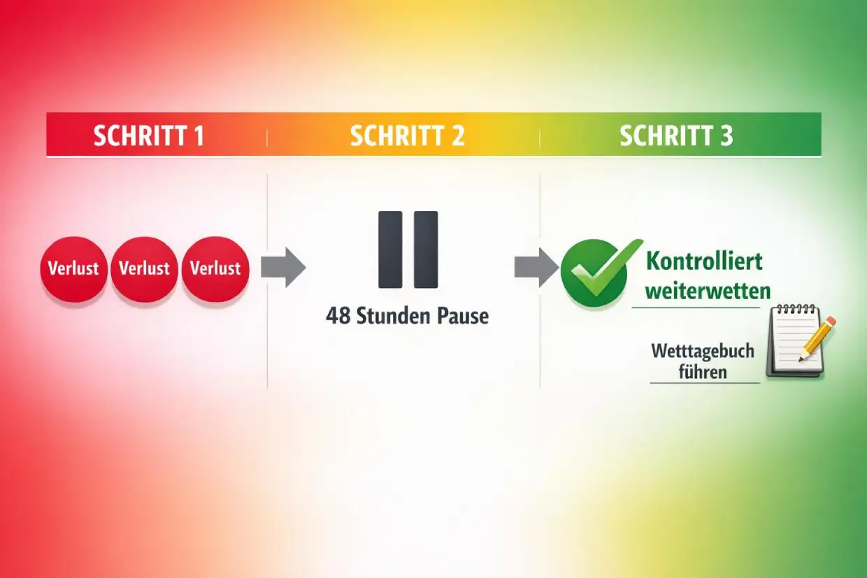 Cooldown-Regel nach Verlustserien für Sportwetter