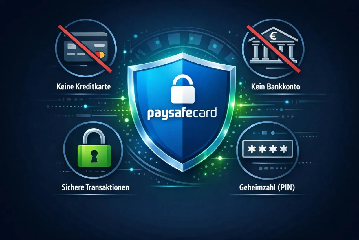 Paysafecard Sicherheit und Anonymität im Online Casino